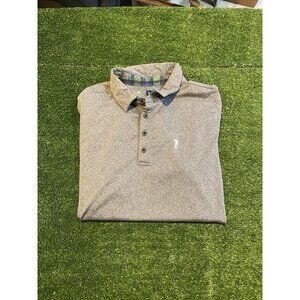 William Murray shirt mens large gray green golf polo performance lightweight Y